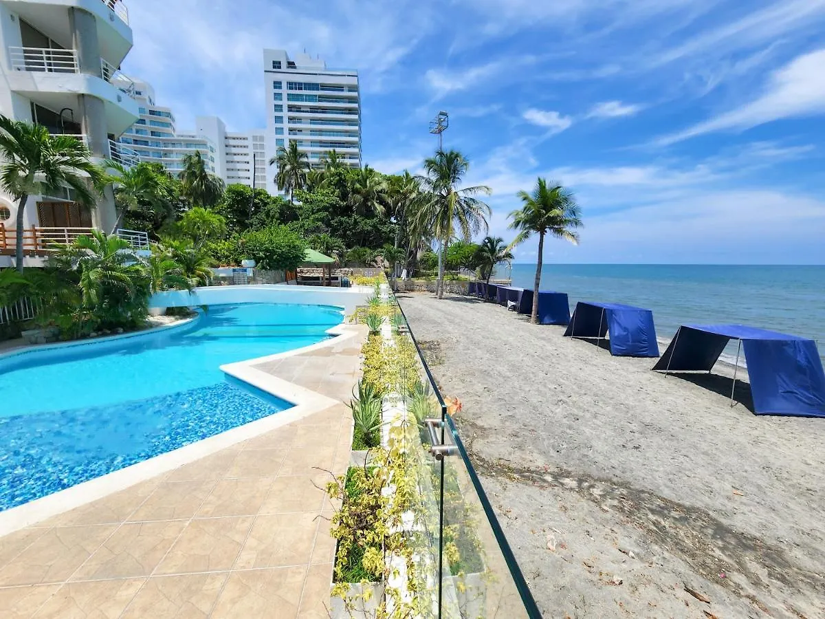 Apartamento Con Acceso Directo A La Playa - Bedviajes Santa Marta  Colombia